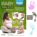 Inkless Wipe Hand and Foot Print Kit with 4 Standard Coated Paper Y727570