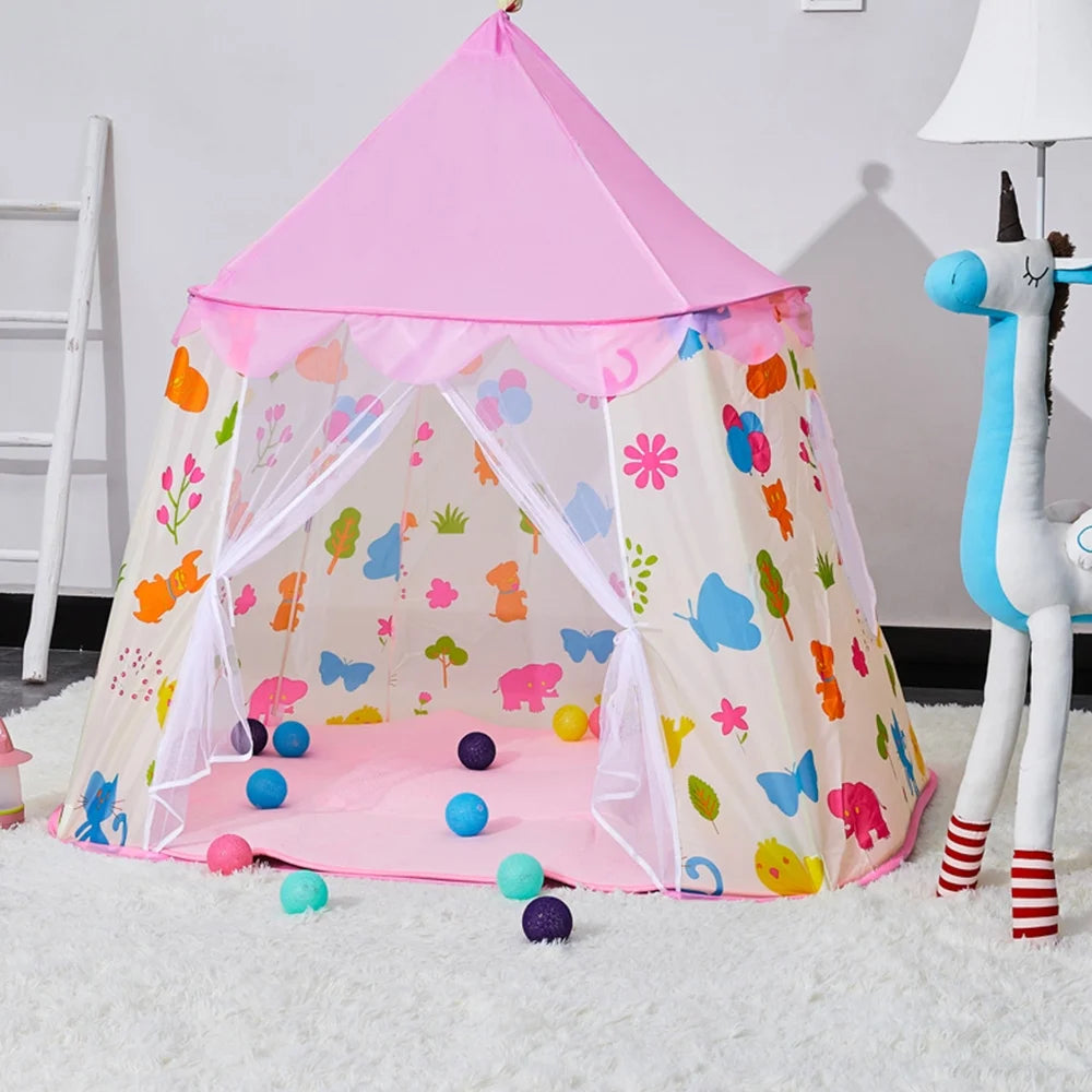 Pink Princess Castle Play Tent S77703