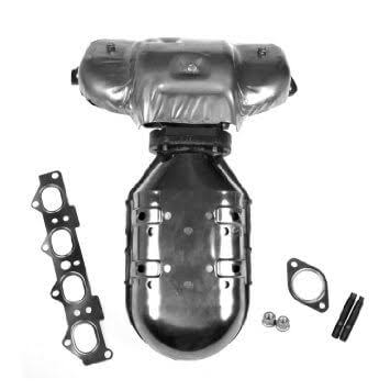 Catalytic Converter with Integrated Exhaust Manifold J829