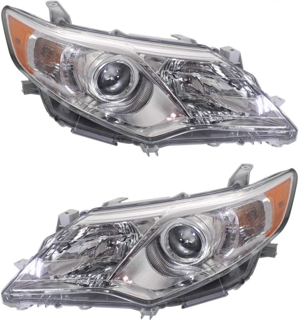 Driver Side Halogen Headlight Assembly for Toyota Camry 2012-2014 P947