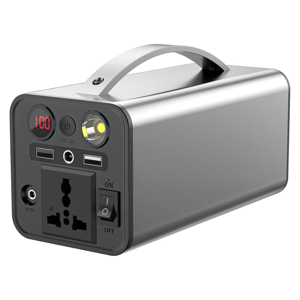 150WH Portable Power Station with Dual 110V AC Outlet F413684