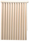 Ivory 78x84 in. Vinyl Vertical Blinds with Valance L438171