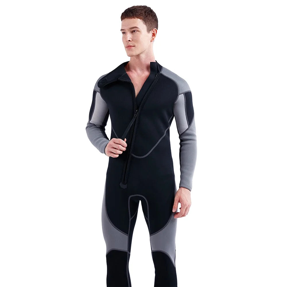 3mm Neoprene Front Zip Full Body Diving Suit H97421