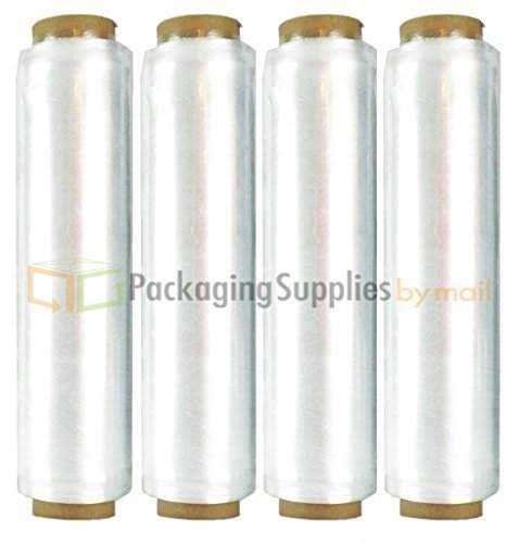 Clear Pre-Stretch Hand Wrap with Folded Edges 96-Rolls F1494