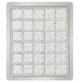 Wavy Pattern Vinyl Glass Block Window C1897