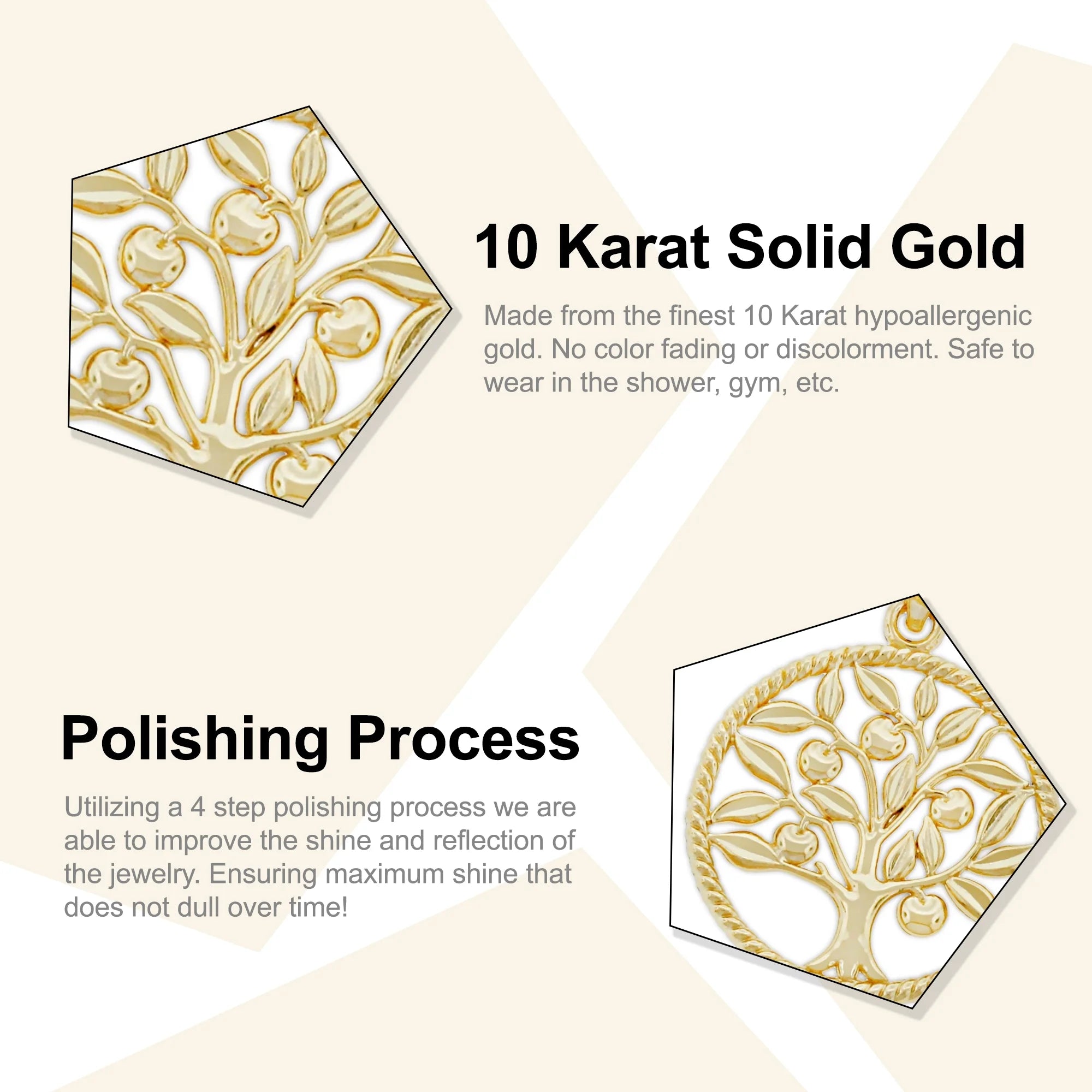 Gold Tree of Life Pendant H7551