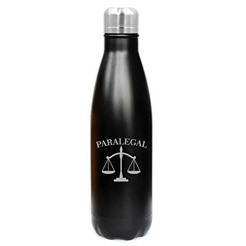 17 oz. Double Wall Vacuum Insulated Stainless Steel Water Bottle Travel Mug Cup E30711