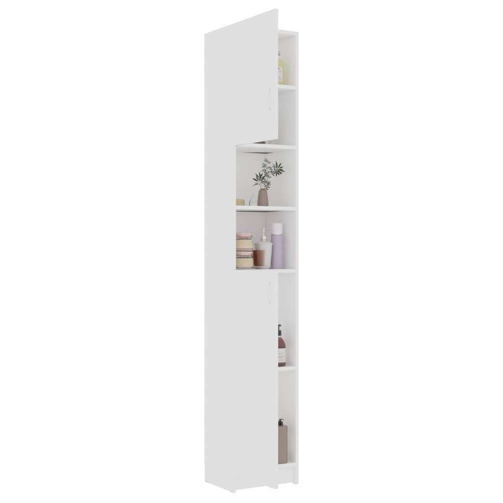 White Bathroom Cabinet Chipboard C2968