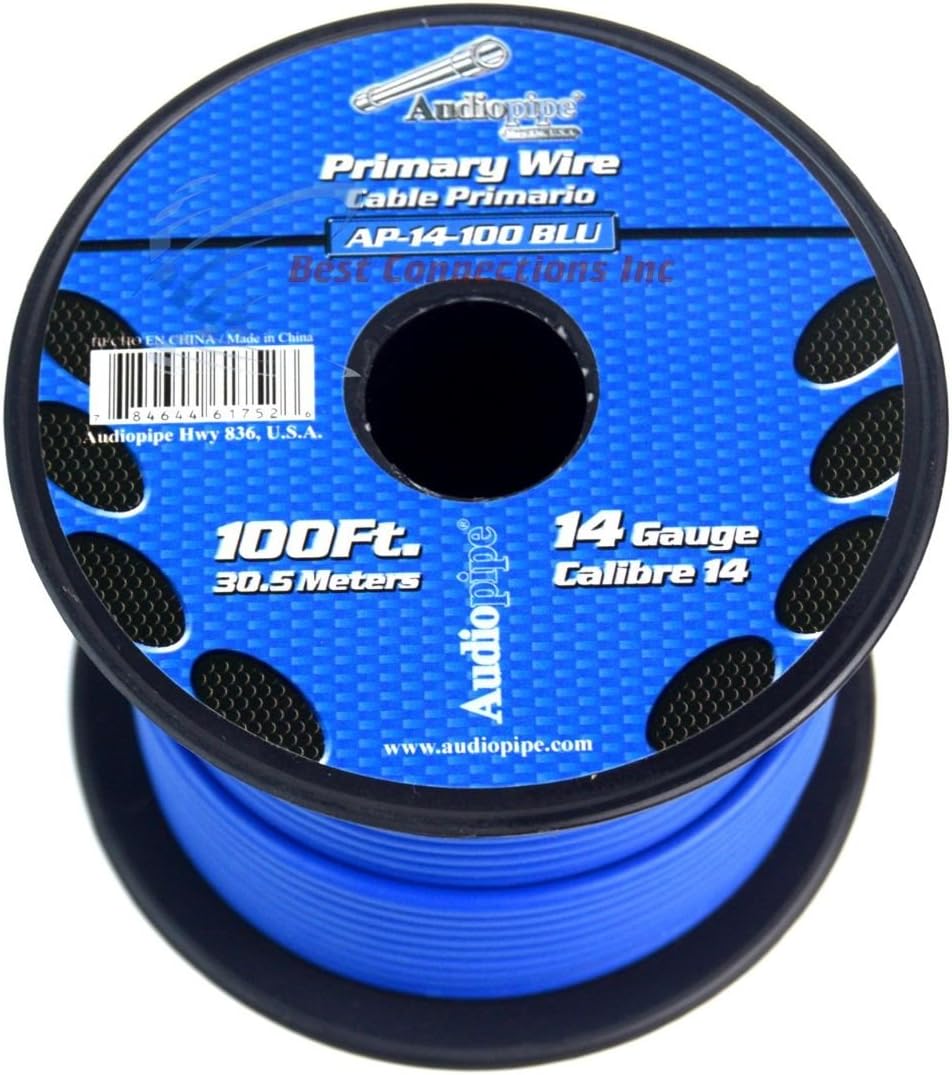 14 Gauge 11 Rolls 100 Feet Primary Power Ground Wire Remote Cable C631986