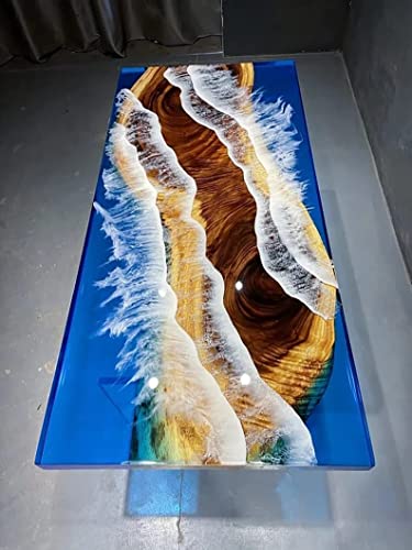 Large Epoxy Resin Dining Table (48 x 24 Inches) P841588