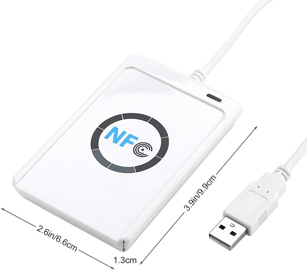 NFC RFID Contactless Smart Card Reader Writer with USB and 5X IC Card T65468