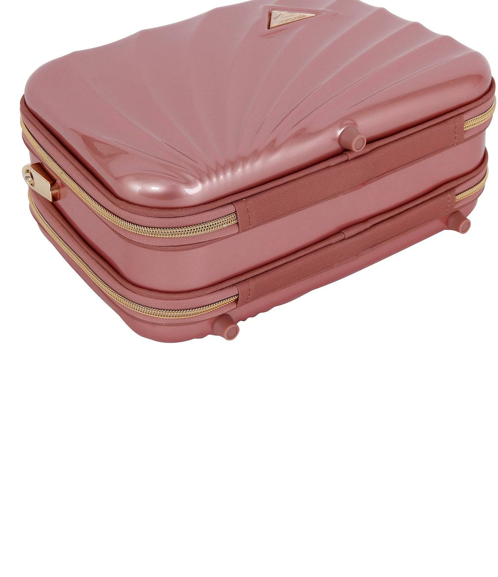Silver 2-Sided Travel Beauty Case X499371