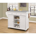 Stainless Steel White Kitchen Cart H44856