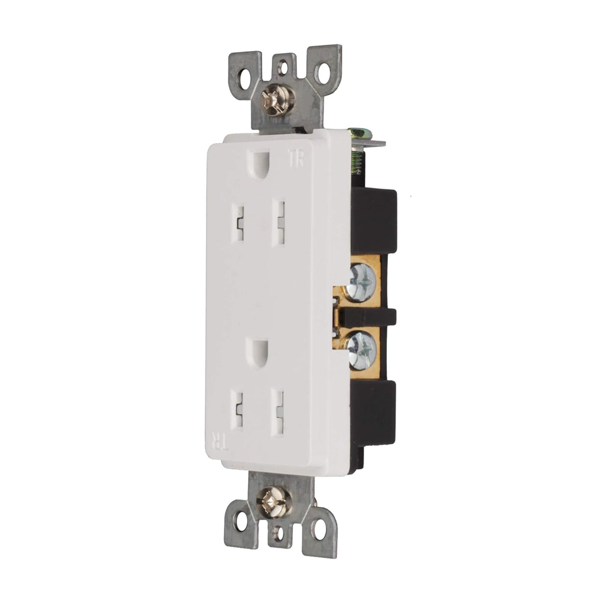 Pack of 100 White Tamper-Resistant Electrical Outlets, 15A / 125VAC / 2500W B660