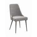 Gray Fabric Upholstered Side Chair I10442
