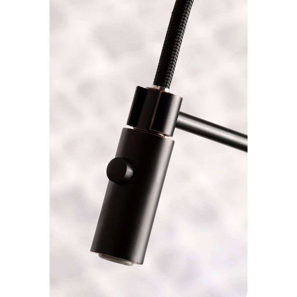 Polished Chrome Pull Down Single Handle Kitchen Faucet I50090
