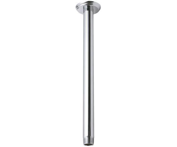 18x22 Traditional Ceiling Shower Arm - White E17401
