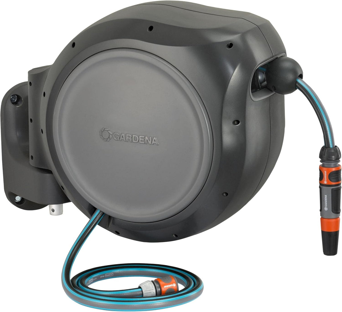 100 Foot Wall Mounted Retractable Reel with Hose Guide K542714