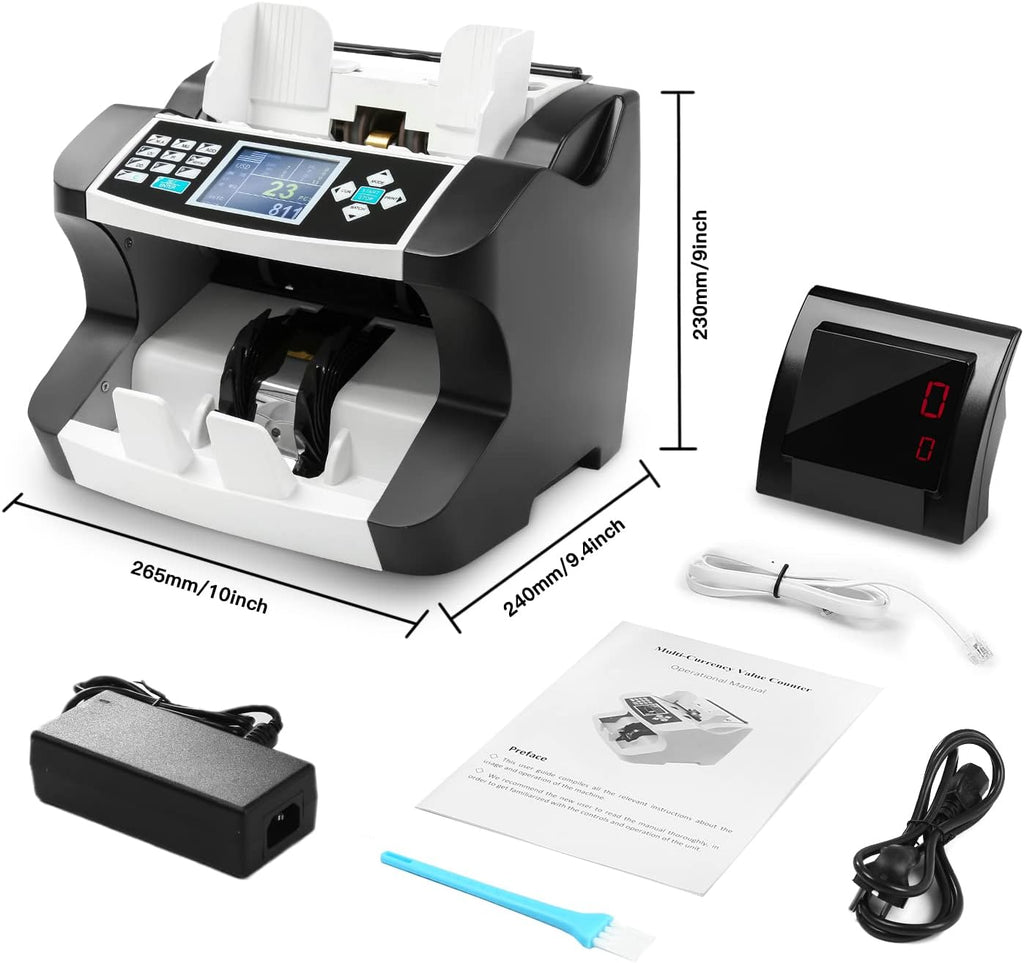 US Dollar Money Counter Machine with Counterfeit Detection Q798