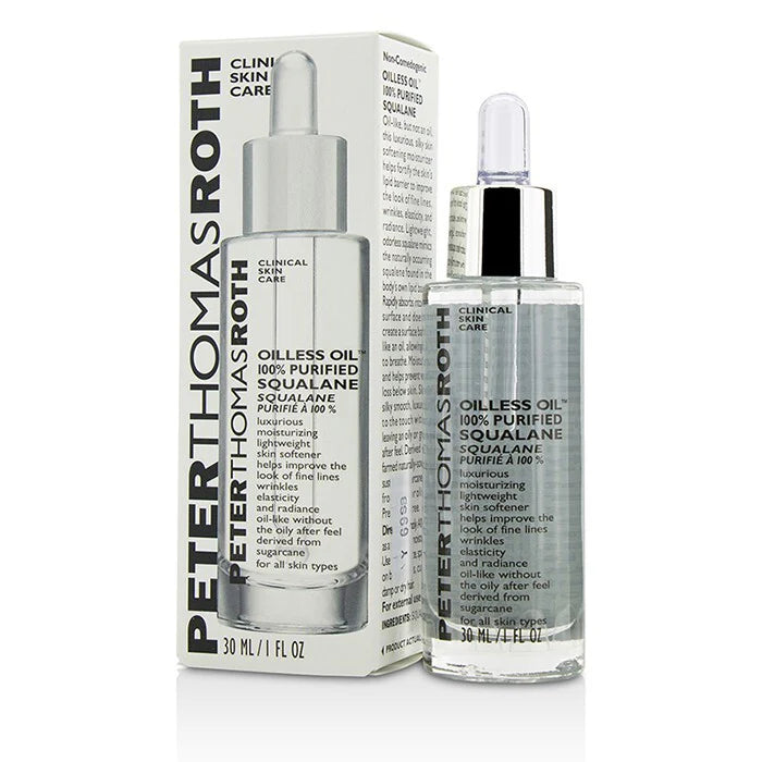 Oilless Oil 100% Purified Squalane Moisturizing Lightweight Skin Softener 30ml/1oz J912641