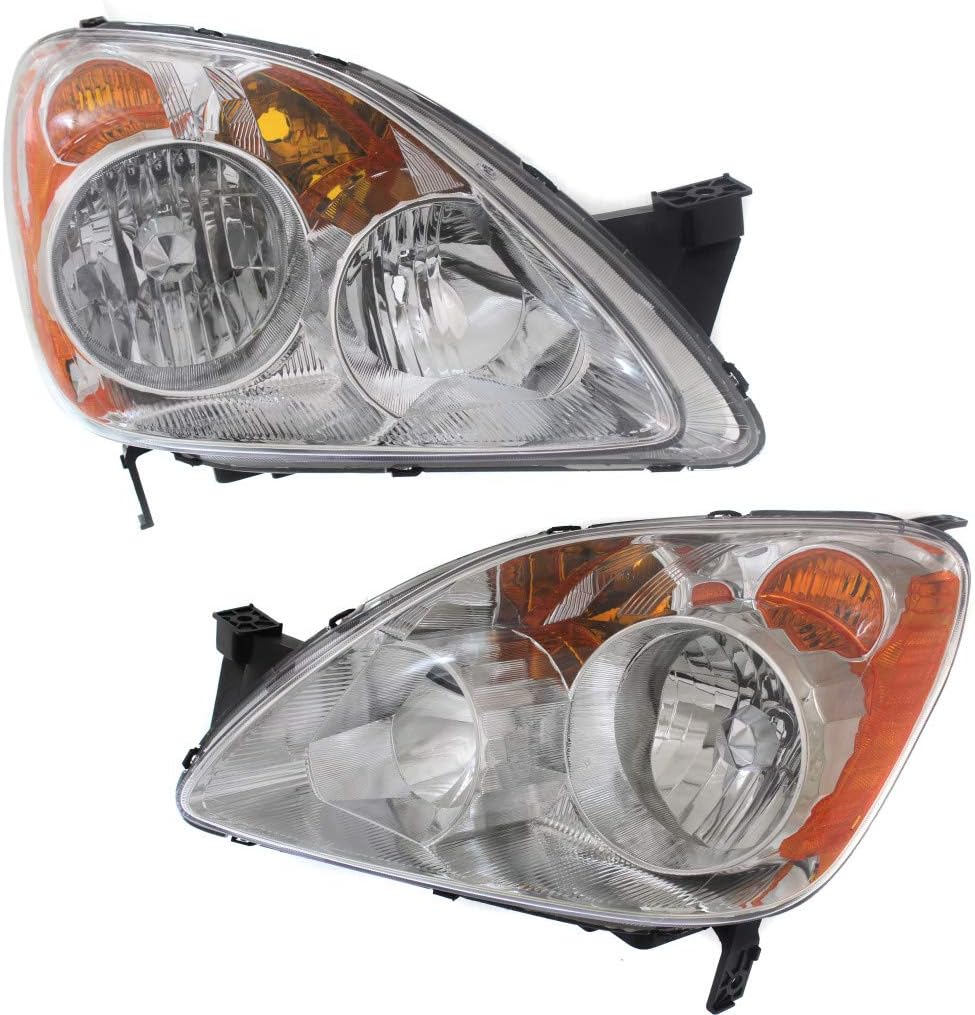 Pair Headlights Assembly Unit P9674