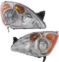 Pair Headlights Assembly Unit P9674