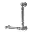 Satin Nickel 90 Degree Angle Grab Bar P89835