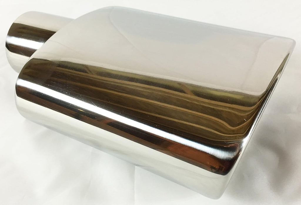 Polished Stainless Steel Exhaust Tip Pack of 2 Y761
