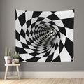 3D Vortex Illusion Tapestry Wall Hanging 60x51in G329