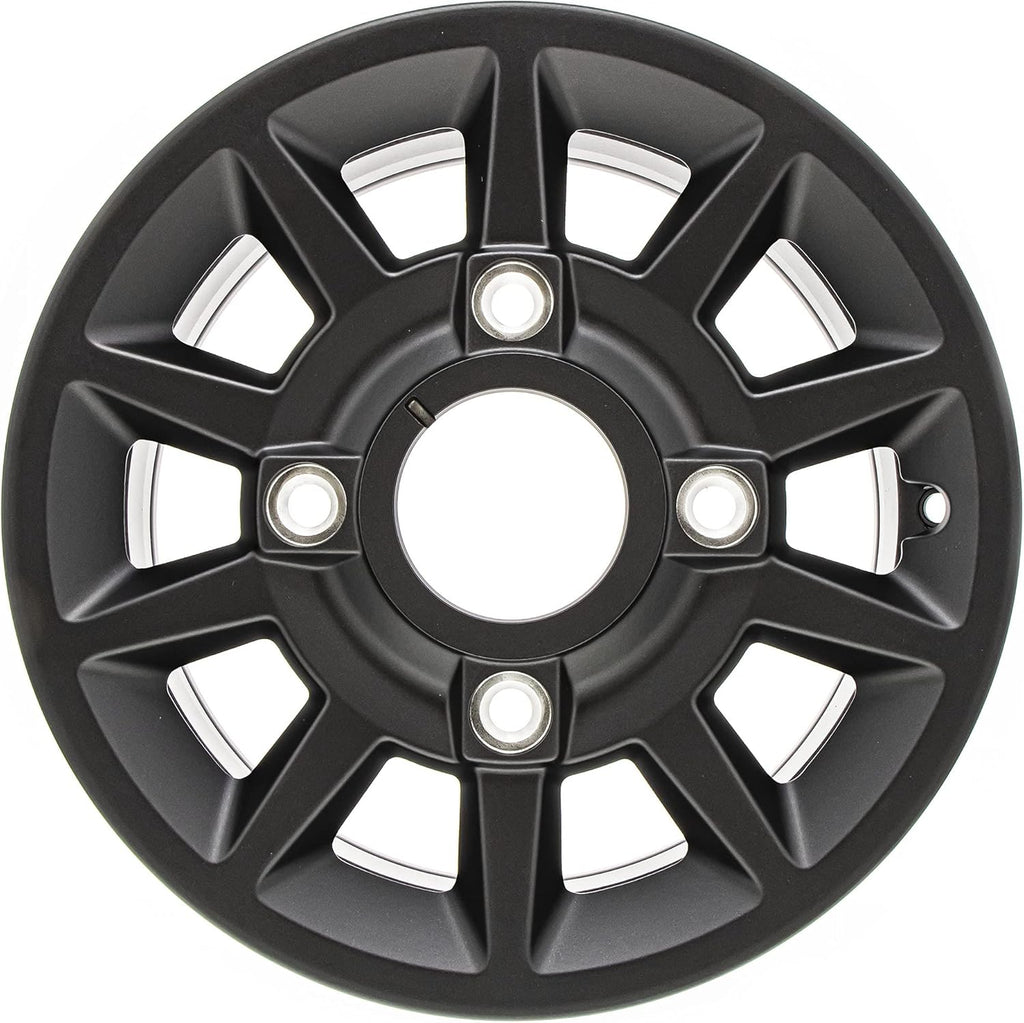 Front Rim 14 in. X 6 in. Wide Flash Black M418