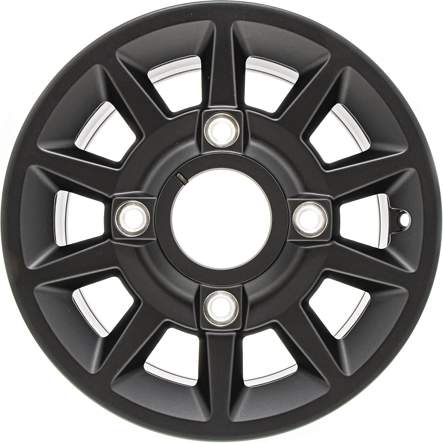 Front Rim 14 in. X 6 in. Wide Flash Black M418