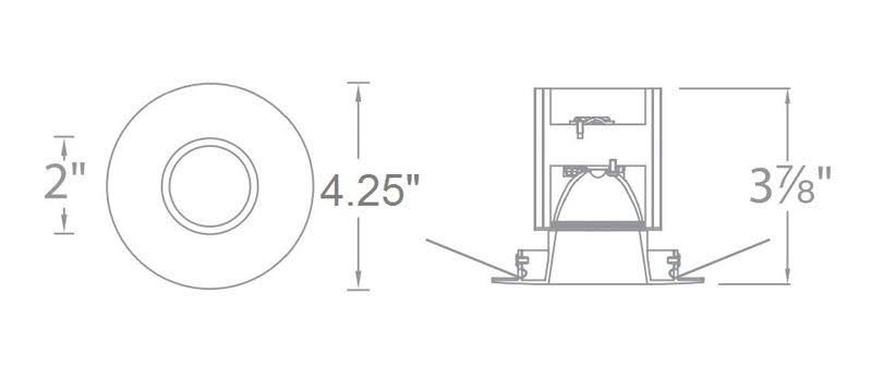 White LED High Output Trim W853