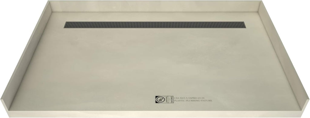 Tile Able Trench Barrier Free Pan, 36" D x 63" W F660