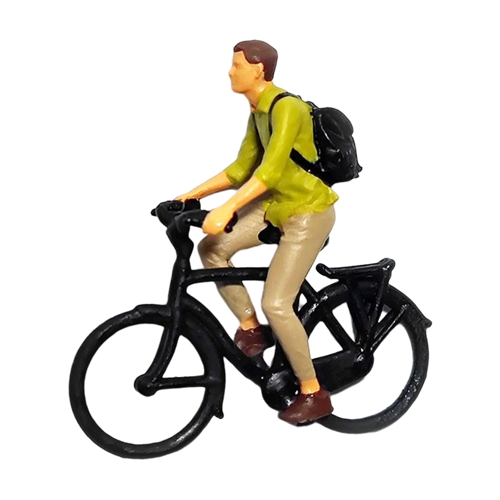 1/87 Scale Cyclist Figures Mini People Model Ornament W103