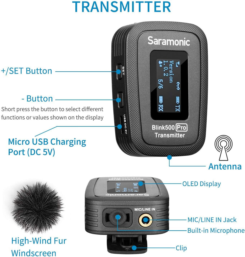 Wireless Lavalier Microphone with Charging Case V13304