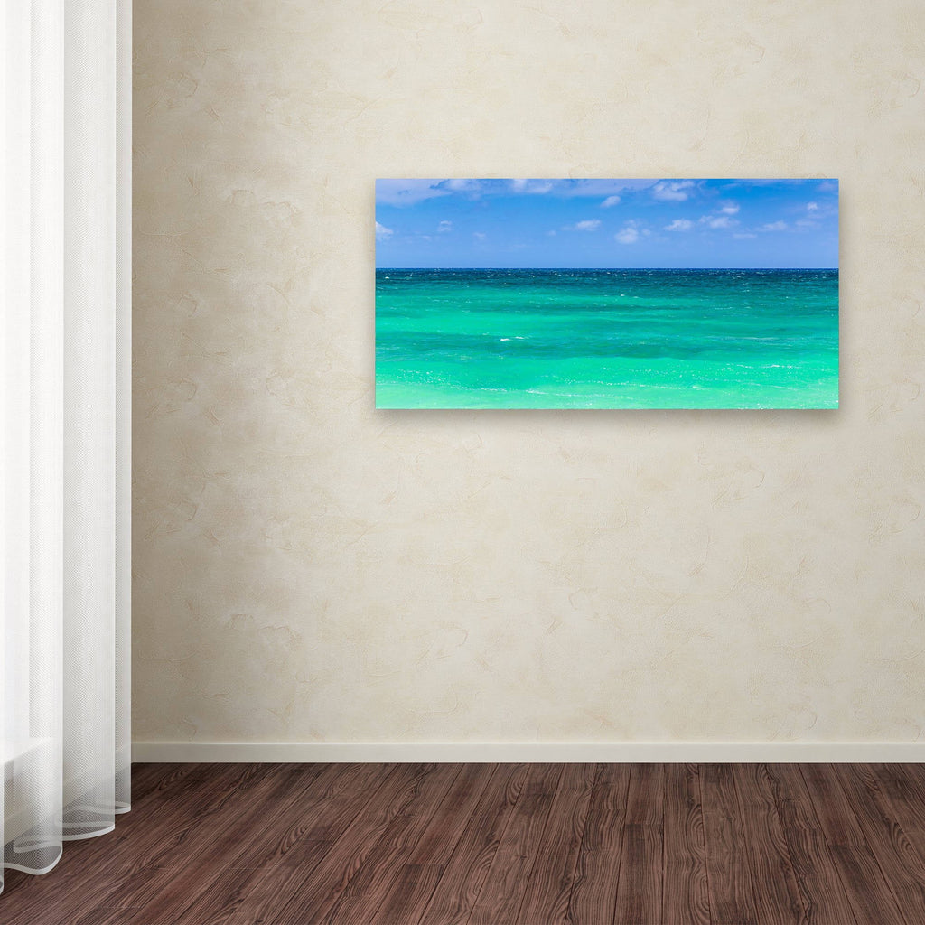 Green Hawaiian Sea Canvas Art V18283