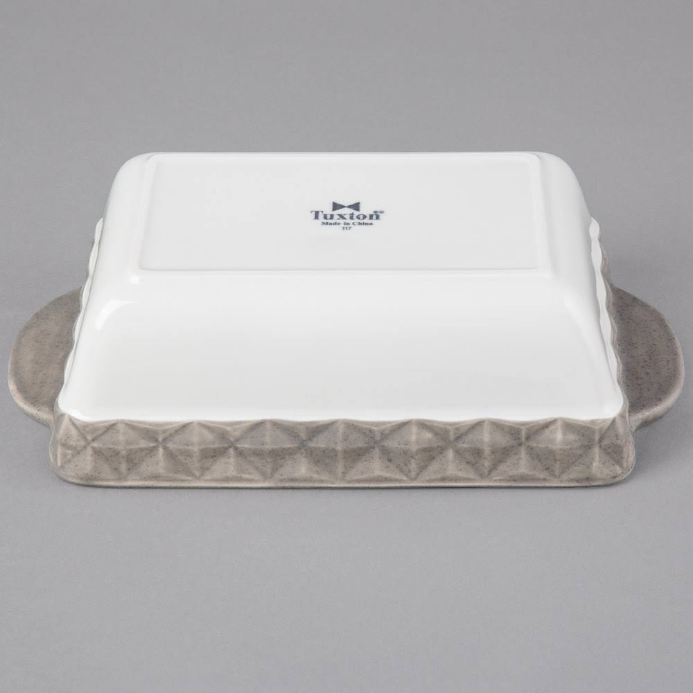 1.5 qt. Black Rectangular China Casserole Dish U76331