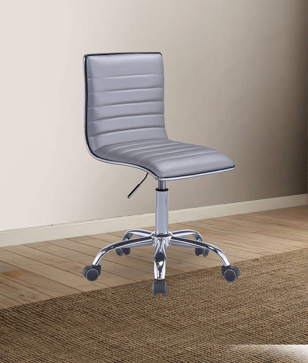 Faux Concrete Black Desk U83964
