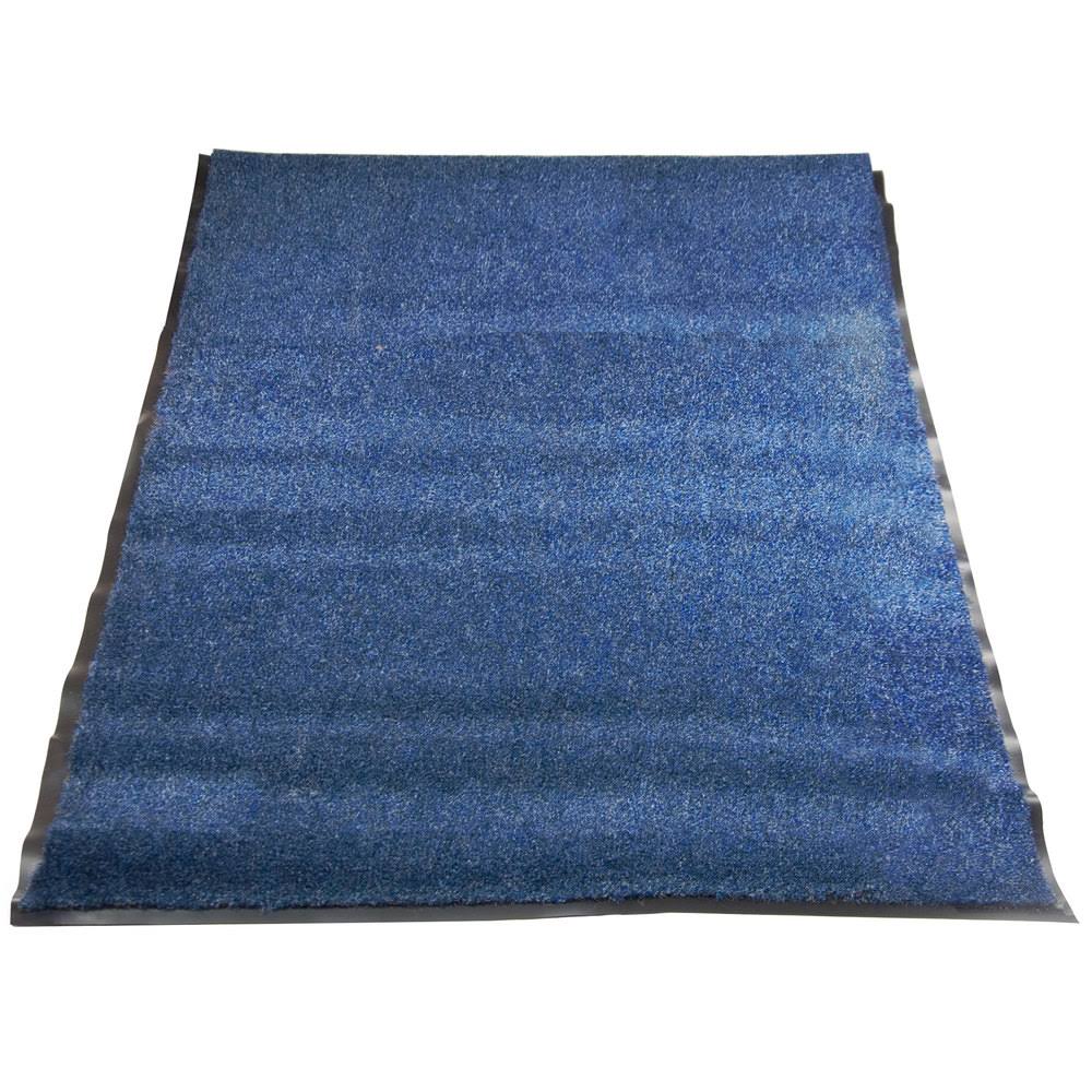 Navy Blue 3 ft x 4 ft Olefin High Traffic Carpet Entrance Floor Mat G430743