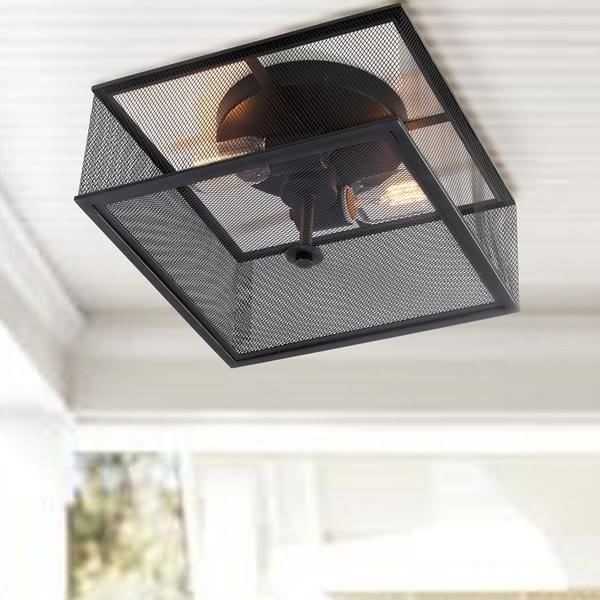 Black Flush Mount Y4261