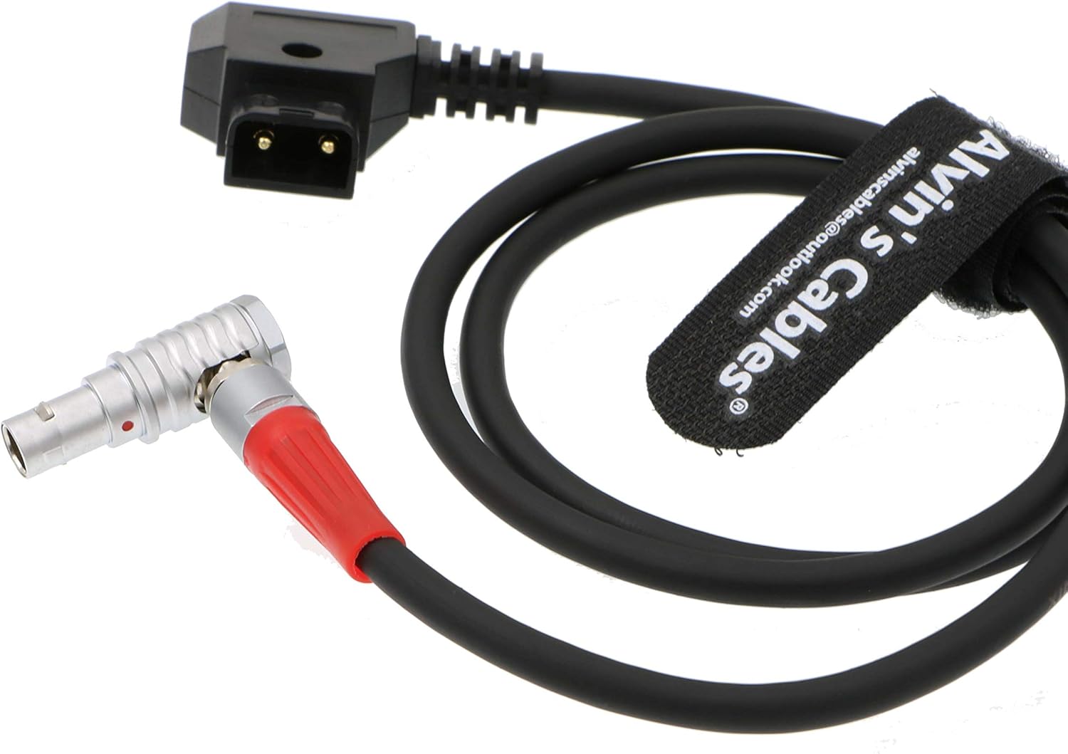 2 Pin Rotate 180 Right Angle Male to D TAP Power Cable, Pack of 2 L677