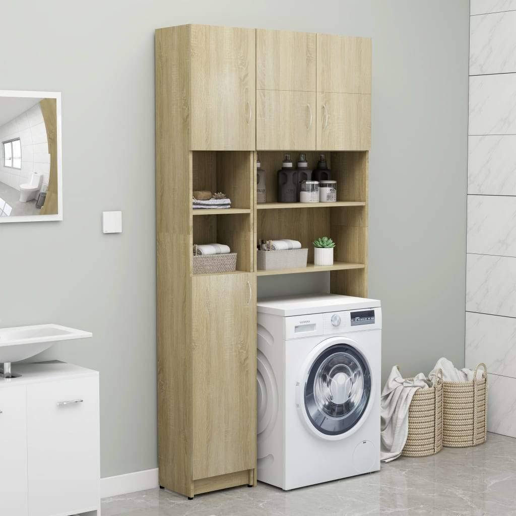 White Bathroom Cabinet Chipboard C2968