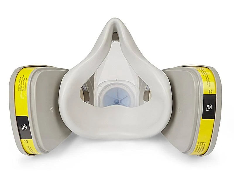 Half Facepiece Disposable Respirator, Organic Vapor/Acid Gas, Small J734372