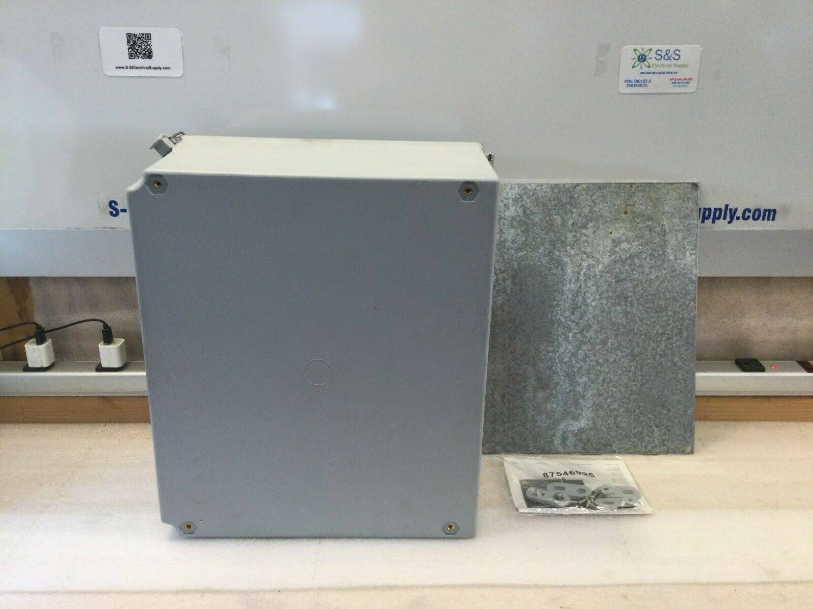 NEMA 4X Fiberglass Enclosure with Window Quick Release Cover F9515