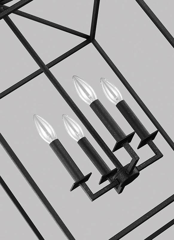 Four Light Hall / Foyer Satin Bronze P2541