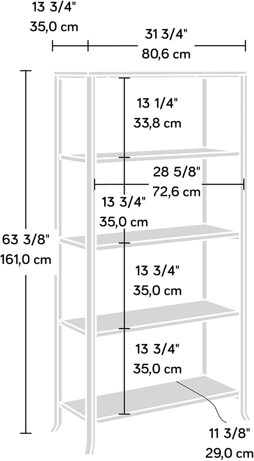 Champagne Oak Finish Bookcase N1310
