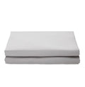 Twin XL Microfiber Fitted Sheet 2 Pack Light Gray U8521