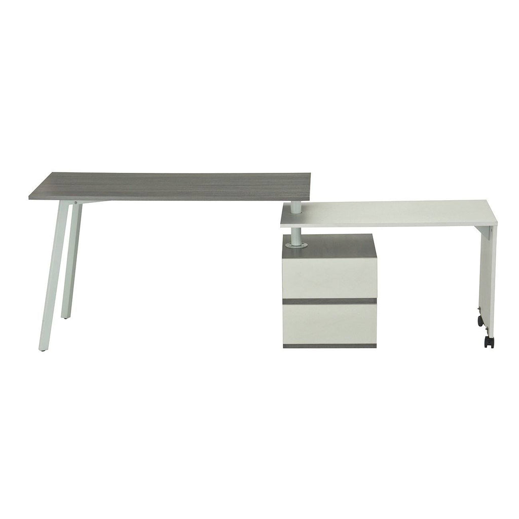 Gray Rotating Multi-Positional Desk N39819