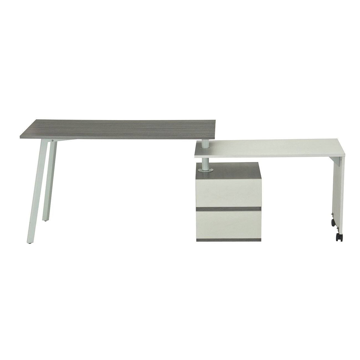 Gray Rotating Multi-Positional Desk N39819