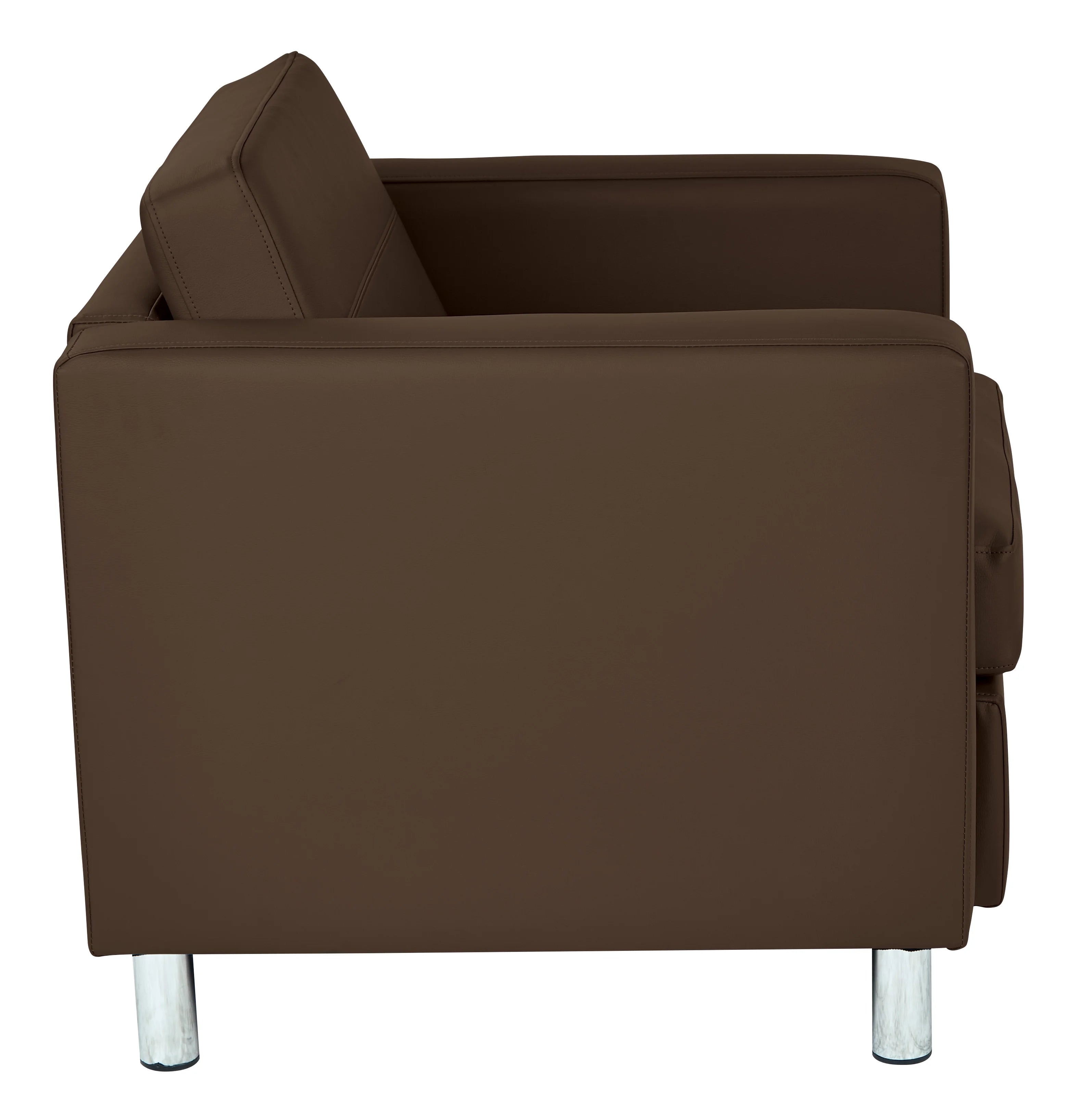 Java Brown Vinyl Armchair E11733